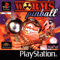 Worms Pinball PAL Playstation PAL box art